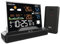 EMOS - rahmenlose Funk-Wetterstation mit Außensensor - Thermometer, Hygrometer, Barometer, Wettervorhersage, Memory - Funkuhr mit Wecker, Kalender - duale Stromversorgung (Netzteil/Batterie)