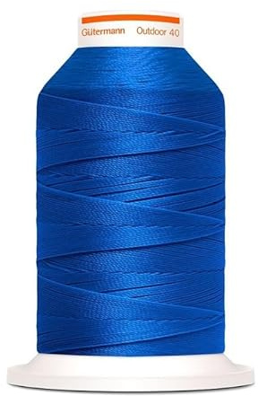 Gütermann Outdoor 40 Garn zum Annähen von Markisen für Außen, Sofas, UV-beständig (6655 Bluette)