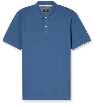 OLYMP Herren Polo-Shirt Kurzarm Casual.Wirk,Pikee,984 Casual Circular Knit Regular fit,99 Rauchblau 13,S