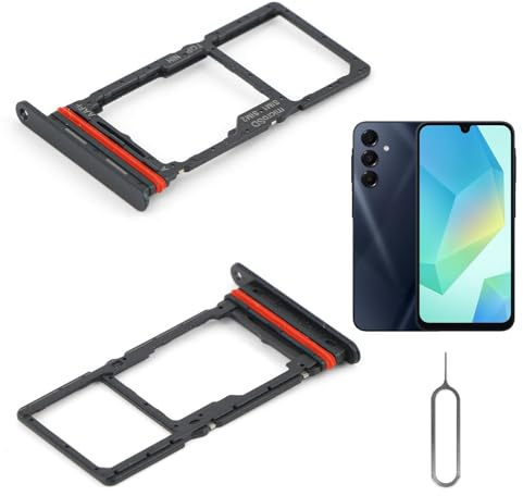 RongZy 2 Stück SIM Kartenhalter für Samsung Galaxy A16 5G SIM Kartenhalter Slot Schlitten Halter Ersatz für Samsung Galaxy A16 5G SM-A166B/A166U/A166M/A166Emit Offenem Auswurfstift