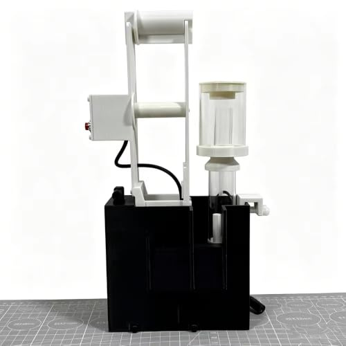 Scatola Filtro Esterna da 12 V per Nano Acquario Marino, Compatibile con Schiumatoi e Macchine Automatiche per Carta da Filtro a Rotolo