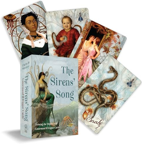 The Sirens' Song: Divining the Depths with Lenormand & Kipper Cards (Includes 40 Lenormand Cards, 38 Kipper Cards & 144-Page Full Color Guidebook)