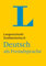 Langenscheidt Großwörterbuch Deutsch als Fremdsprache: Deutsch als Fremdsprache
