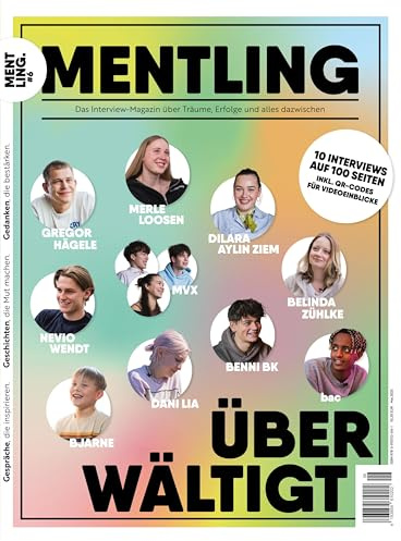 Mentling Ausgabe #6 / Überwältigt: Das Interview-Magazin über Träume, Erfolge und alles dazwischen