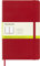 Moleskine farbiges Notizbuch (Large, Hardcover, blanko) rot