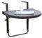 Trend Design Balkontisch Hängetisch Agra 60 x 50 cm Polyrattan Farbe Coffee