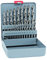ALPEN Spiralbohrer Set HSS Cobalt 25-teilig (ø 1-13 x 0,5 mm, Bohrer in Metallkassette, Bohrer selbstzentrierend, 5% kobaltlegiert) 100225100
