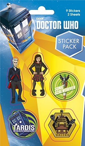 GB eye Doctor Who Cartoon 9er Set Sticker / Aufkleber NEU SK0103