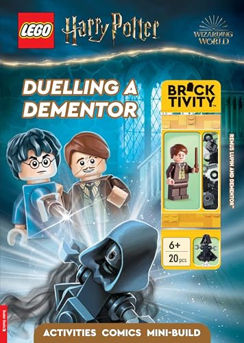 Buster Books LEGO Harry Potter Duelling a Dementor (with Professor Remus Lupin minifigure and Dementor mini-build) (LEGO Minifigure Activity).