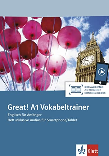 Great! A1: Englisch für Anfänger. Vokabeltrainer, Heft inklusive Audios (Great!: Englisch für Erwachsene)