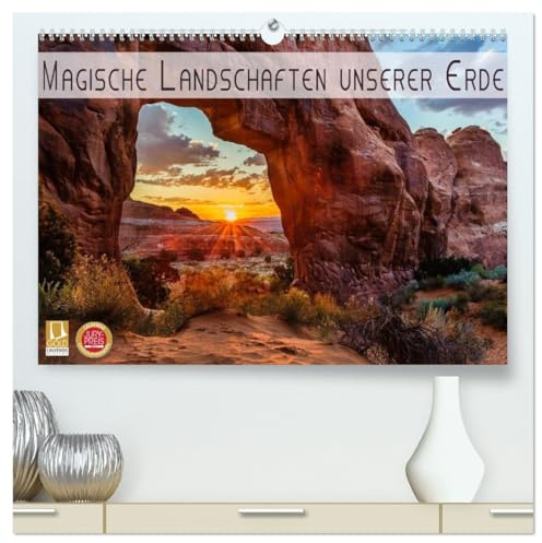 Magische Landschaften unserer Erde (hochwertiger Premium Wandkalender 2026 DIN A2 quer), Kunstdruck in Hochglanz: Faszinierende Landschaften aus allen ... fotografisch festgehalten. (CALVENDO Natur)