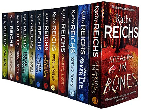 Temperance Brennan Series Kathy Reichs Collection 12 Books Bundle (Bones to Ashes, Flash and Bones, Bones Are Forever, Bones of the Lost, Break No Bones, Spider Bones)
