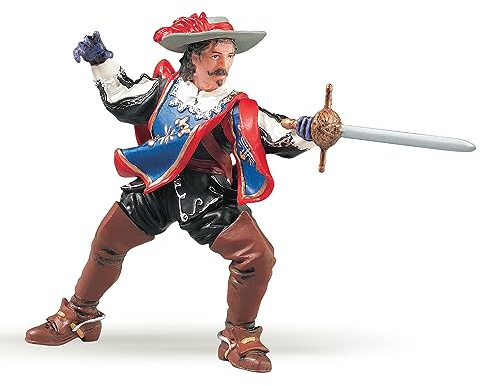 Papo - Realistic Aramis Figure - Ages 3+ - Historical Collection - Creative Play Musketeers - Gift Idea Toy for Girls and Boys
