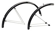 SKS Chromoplastics Mudguard Set Schutzblech, Schwarz, 65mm/26