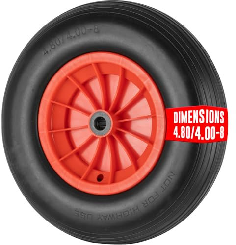 Tente 0096070900 Roue increvable ø 389 mm Noir