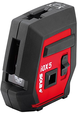 SOLA IOX5PRO - Nivel láser de líneas y puntos para construcción de tabiquería seca de hasta 80 m