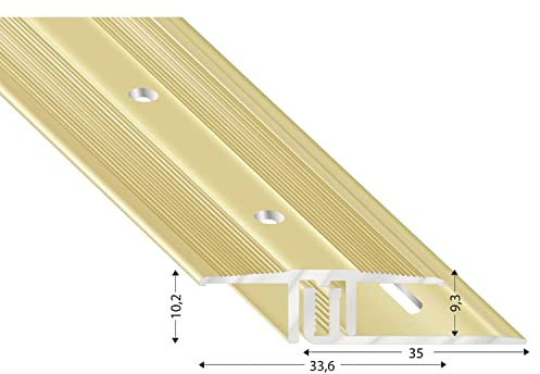 Kügele STS33 SD 100 Übergangsprofil 1000 sand eloxiert