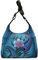 Anna by Anuschka Damen, Handbemaltes, Groß, Mehrere Taschen, Paisleymuster, Blumenmuster Hobo Handtasche | Echtes Leder, Denim Paisley Floral