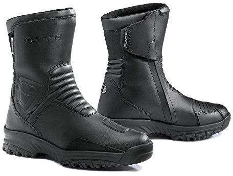 Forma Stivali Moto Valley sua WP omologata CE, Nero, 39
