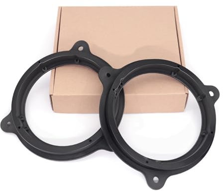 REAMTOP 6.5 Inch Black Plastic Speaker Adapter Bracket Ring for Infiniti