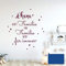 Wandtattoo Aufkleber Spruch Ohana heißt Familie Wanddeko Wandgestaltung M2234 - ausgewählte Farbe: *blau* ausgewählte Größe: *XL - 81cm hoch x 64cm breit*