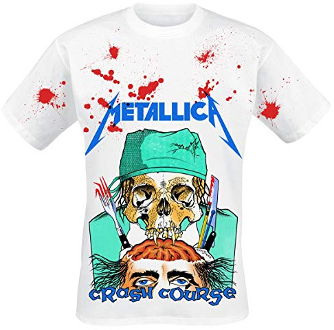 Metallica Crash Course - Jumbo T-Shirt weiß L