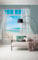 Komar Vlies Fototapete MALIBU | 300 x 250 cm | Tapete, Wand Dekoration, Strand, Meer, Ozean, Urlaub, Veranda, Schlafzimmer, Wohnzimmer- 956-DV3, Bunt, 300 x 250 cm (Breite x Höhe)