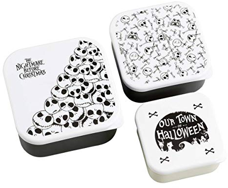 Funko NBC05932 The Nightmare Before Christmas Storage Containers, Polypropylene, Multicolour, One Size