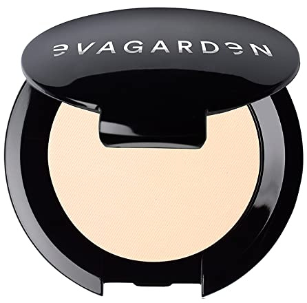 EVAGARDEN Velvet Matte Eye Shadow - Creamy and Velvety Powder with Intense Color - High Pure Pigmente Creates Soft Focus Effect - Light, Adherent Film Blends Easily - 131 Ivory - 2g