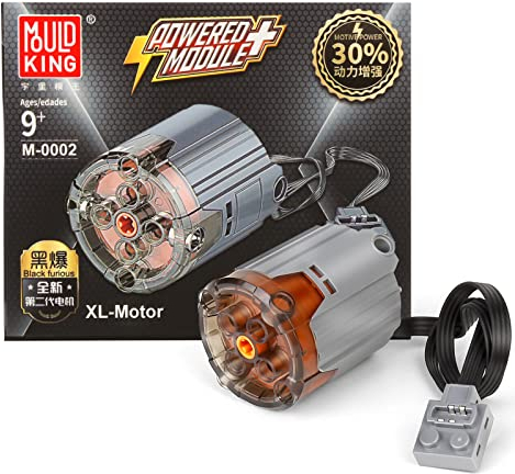 Mould King M0002 XL-Motor, Elektrisch Spielzeug Motor, Power-Funktion Zubehör kompatibel mit Technik Ferngesteuertes Bausteine Modellserien