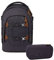 Satch Pack Schulrucksack Set 2tlg. mit Schlamperbox (Nordic Grey Skandi Edition)