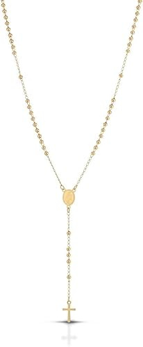 Donipreziosi Collana Rosario Classico in Acciaio Resistente Uomo/Donna Unisex Color Oro