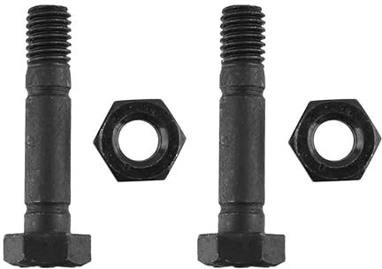 2 Sets Scherbolzen und Mutter für MTD Cub Cadet Troy-Bilt 710-0890 710-0890A 910-0890A Länge 4,35cm