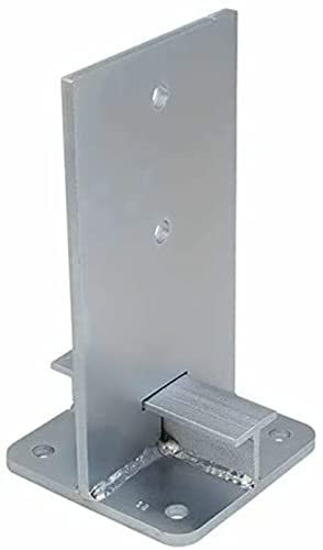 Heavy Duty Galvanised (90X90) Concealed Fence Gazebo Post Support Base Bracket Shoe Bolt Down Internal PERGOLA