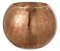 J-Line Photophore Boule Craquele Verre Effet Nacre Marron Large