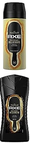 Bundle aus 1x Axe Bodyspray Gold Caramel Billionaire Limited Edition Deo + 1x Axe Duschgel Magnum Gold Caramel Billionaire Limited Edition