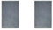 Möve Poolside Gästetuch 30 x 50 cm, Handtuch - Made in Germany, 100% Baumwolle, Stone (Grau) (Packung mit 2)