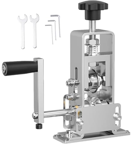 HUNYA Máquina Pelacables Manual, 1mm-21mm Maquina Pelacables Cobre, Pelador de Cables, Pelacables Portátil, Pela Cables de Electricidad, Pelador de Alambre de Cobre Accionado por Taladro