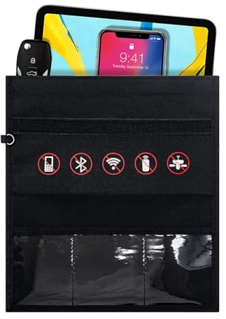 CGEAMDY Autoschlüssel Signalblocker Tasche, RFID Autoschlüssel Schutz, Funkschlüssel Abschirmung Schlüsseltasche, Autosignalblockierung Schlüsselschutz(35x45cm)