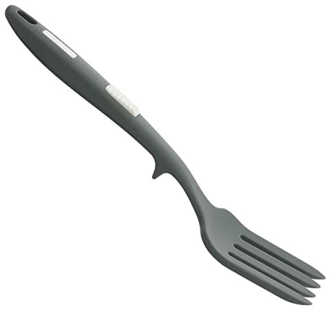 Zerodeko Fourchette De Cuisson En Silicone Fourchette à Fruits Multifonctionnelle Fourchette à Gril Chaleur Facile Vaisselle À Clapet Grosse Fourchette Gel De Silice Lavable