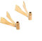 JINFOLI 2pcs Brass Propeller Shaft Bracket Double Arm Axle Strut Holder Inner Dia 4mm Flexible Supporter DIY Handmade Parts, For RC Boat Ship Model Shaft Assembly