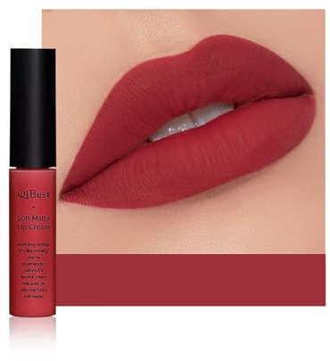 Anifer Velluto opaco rossetto liquido trucco di lunga durata e usura impermeabile, non Stick Cup Lip Gloss, (rosso 608)