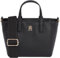 Tommy Hilfiger Damen Tote Bag Tasche Soft Logo Mini Klein, Schwarz (Black), Einheitsgröße