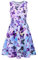 Belovecol Robe Papillon Violette d'été pour Filles, Robe trapèze à col Rond pour Enfants de 8 à 9 Ans