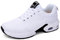 Hitmars Laufschuhe Damen Turnschuhe Sportschuhe Sneaker Dämpfung Joggingschuhe Frauen Leichte Straßenlaufschuhe mit Luftkissen 2 Weiß 38