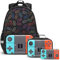 Beaulyn School Backpack Set For Boys,Kids Gamer School Bag Set With Lunch Box Pencil Case For Elementary Middle Primary Student,17″Video Game Rucksack For Laptop