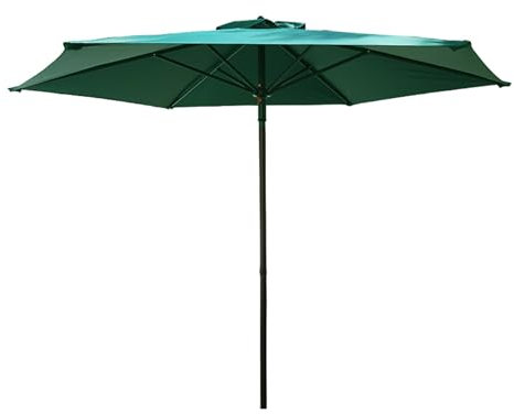 Petit parasol de jardin de 2,1 m avec 6 baleines, parasol pour balcon, terrasse et cour