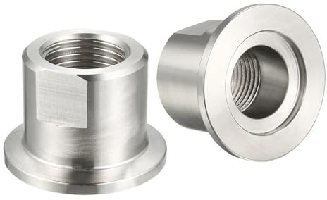 ZHGUIMING KF-16 KF-25 KF-40 KF-50 1/8'' 1/4'' 3/8'' 1/2 3/4'' 1'' BSPP (FEMMINA) Adattatore raccordo for vuoto SS304(KF16,1/2)