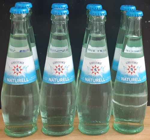 Gerolsteiner Mineralwasser Naturell, 8 x 0,25L Flaschen, inkl. Mehrweg Pfand