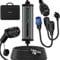 GONEO EV Charger Cable Type 2 to 3 Pin Plug and CEE uk Plug,7.4kW Single-phase Charger, 8-32A Adjustable Current,7M Portable Electric Car Charger for up to 8H Delayed Start Charging,IP66 for EVs&PHEV